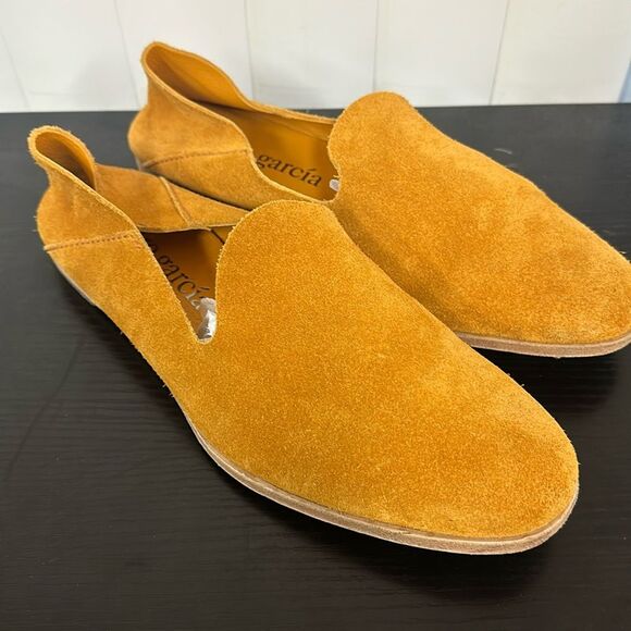 Pedro Garcia Mr. Yoshi suede loafers shoes size men’s 10 womans 11 - Picture 1 of 6